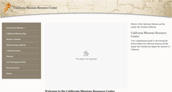Desktop Screenshot of missionscalifornia.com